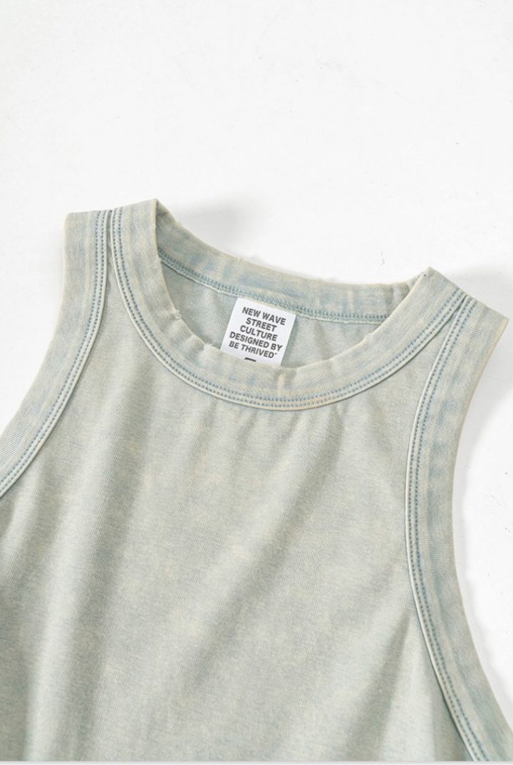 Women’s Ruched Slim Fit Sleeveless Tank Top